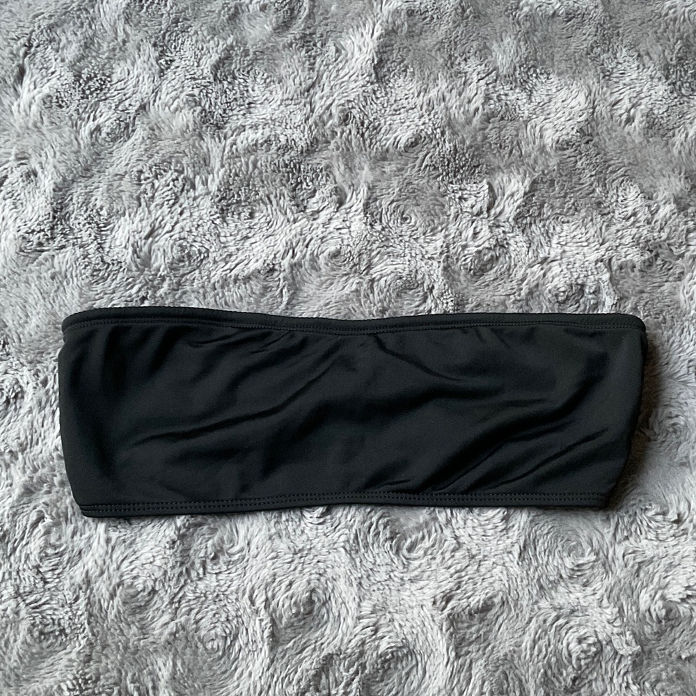Women’s Black Bandeau Swim Top
